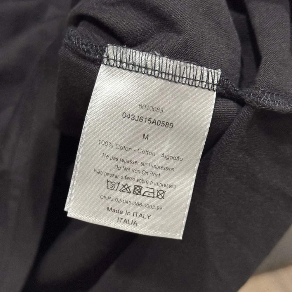 (SOLD) Dior Atelier Logo Print Cotton T-shirt 043J615A0589 - Size Medium - Picture 4 of 4